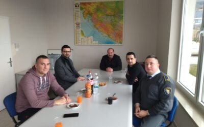 Susret zapovjednika postrojbe granične policije i načelnika općine Posušje