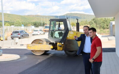 Ministar gospodarstva ŽZH Zvonimir Širić obišao gradilište nove zgrade Tehnološkog parka Posušje